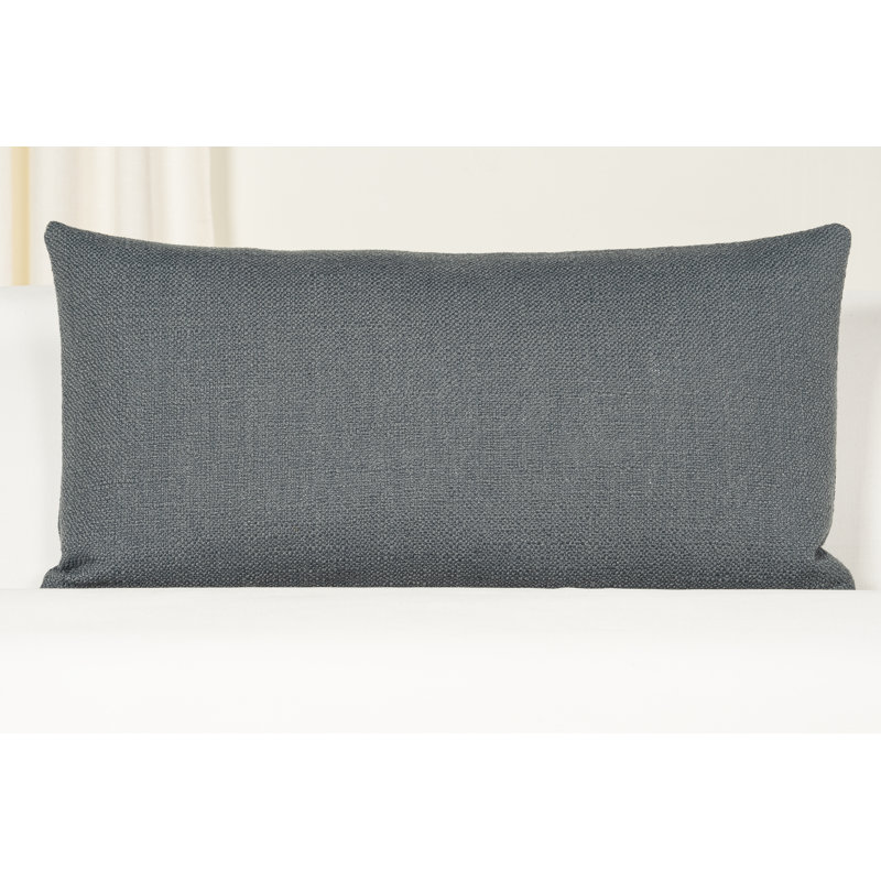 Coussin Birch Lane Coolidge, Polyester, Bleu
