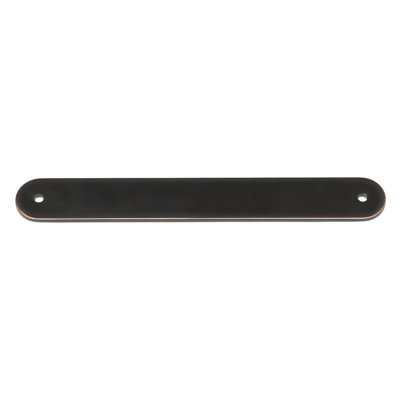 Plaque arrière arrondie 7 1/4 po GlideRite Hardware 6 5/16 po Centre à centre, 7343-160