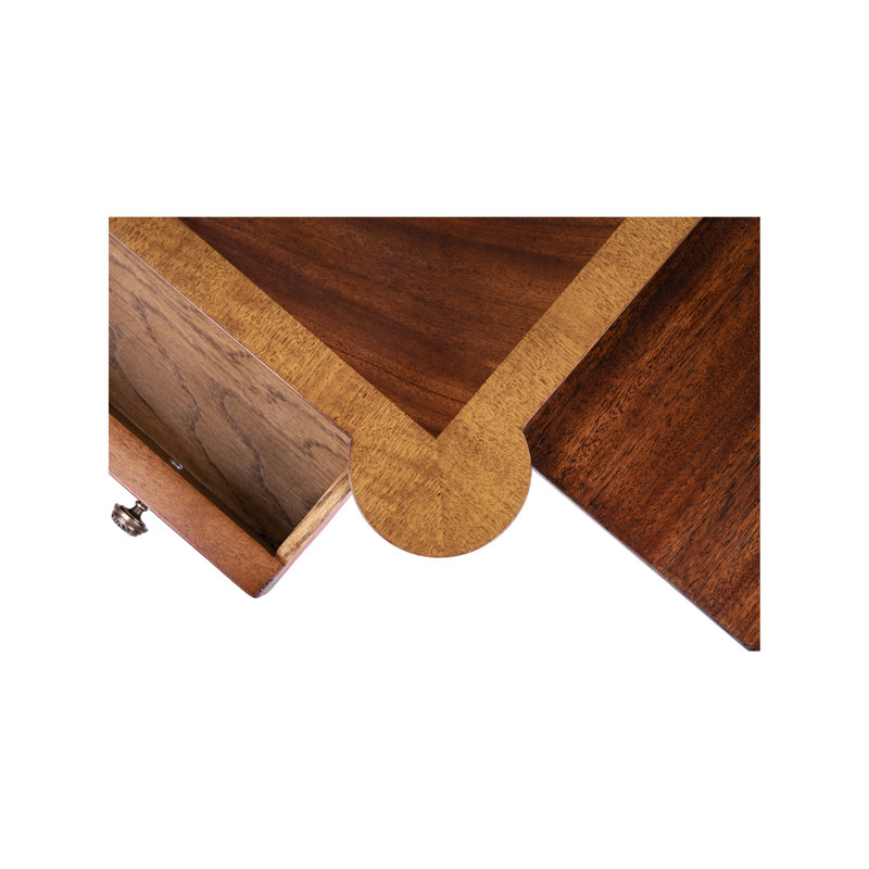 Scarborough House Solid Wood End Table, Mahogany