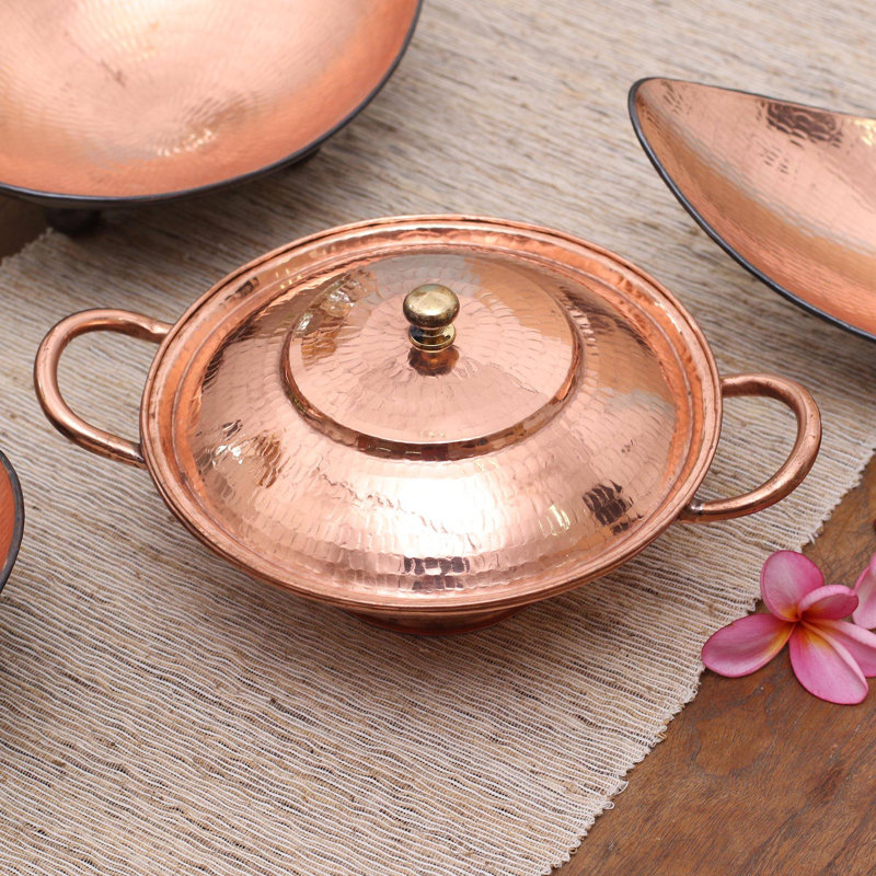 Dakota Fields Adonis Copper Serving Bowl