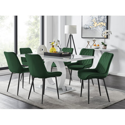 Eubanks Dining Set with 6 Chairs
