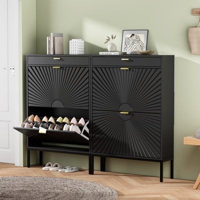Modern Minimalist Style Large Capacity Shoe Cabinet