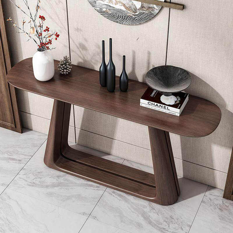 Nouvelle console en bois massif de style chinois., H 34,6 po x l 47,2 po x P 11,8 po