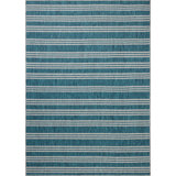 Loloi Chatwin Teal / Fog Reversible Indoor / Outdoor Area Rug