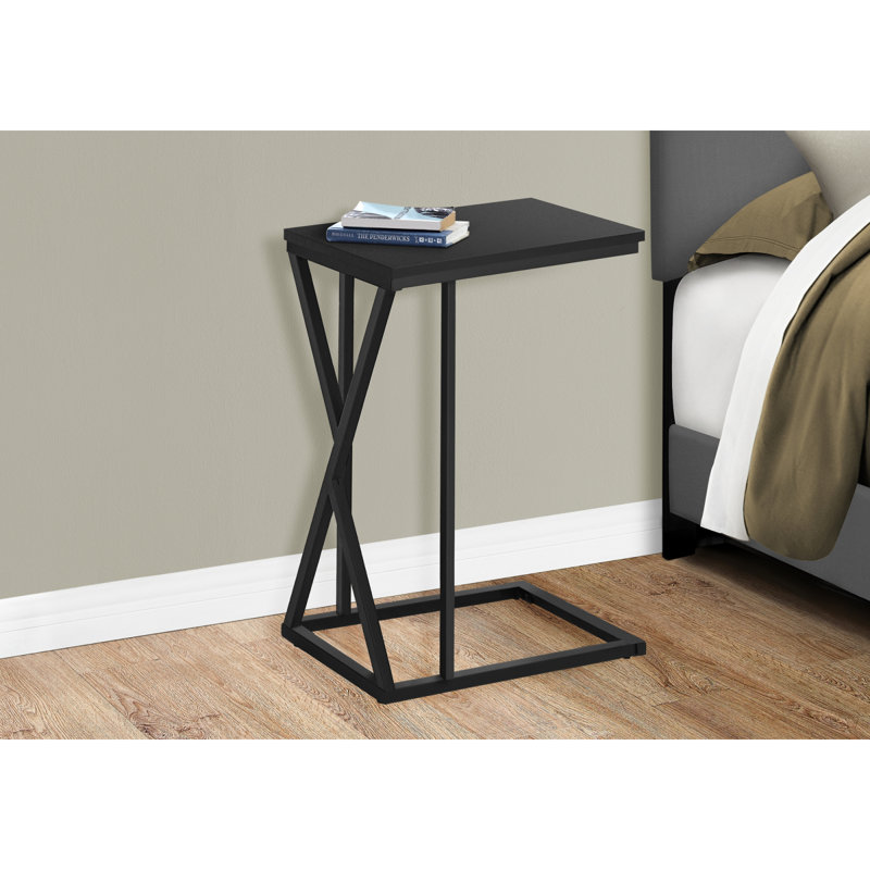 Table d'appoint polyvalente et contemporaine pour différentes pièces, rehaussant le décor, Noir