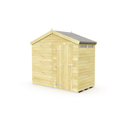 8ft x 4ft Apex Security Shed - Single Door
