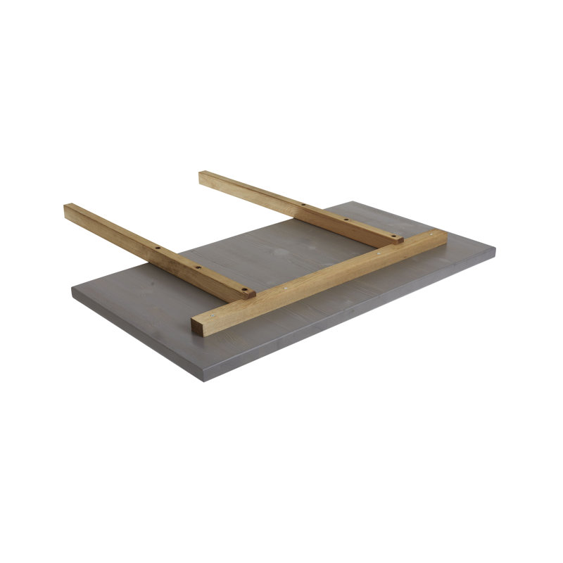 Jeip Solid Wood Table Top, Grey, 3cm H x 78cm W x 40cm D