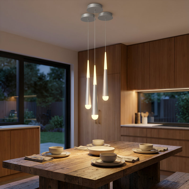 Aeisha 1 - Light Single Pendant, Aluminum