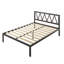 Base de lit plateforme 38 po en métal avec tête de lit-1102850180-1102850182