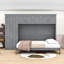Grand lit escamotable avec armoires et tablettes-744427628