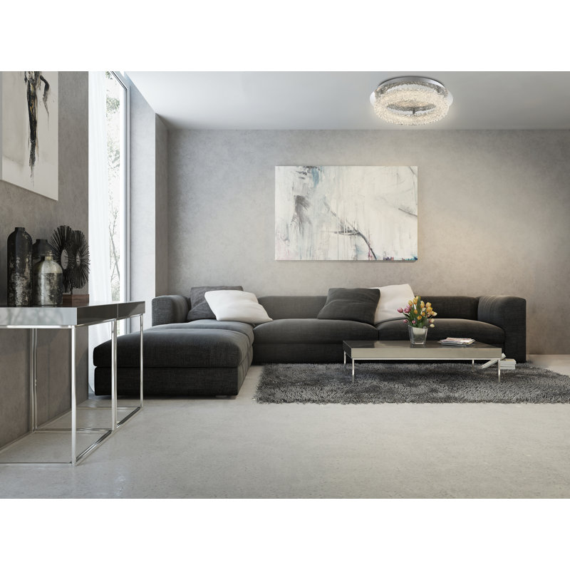 Sassi Crystal LED Flush Mount