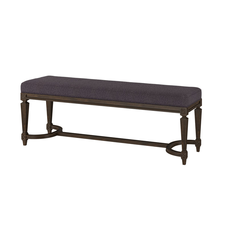 Banc de rangement Grant, Espresso, Gris anthracite Rise (tissu performance) 1357-95