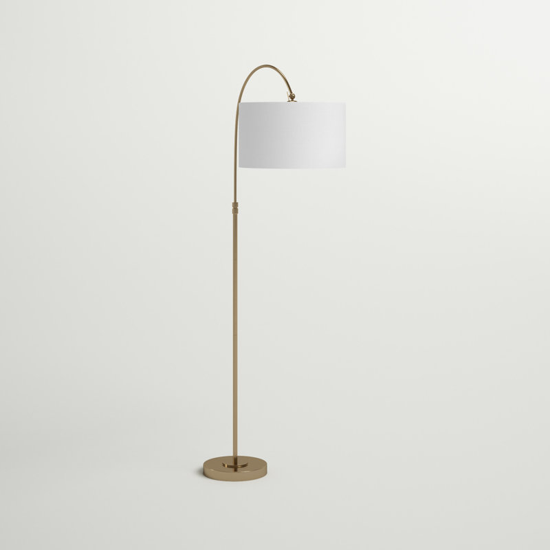 Layden 63.5'' Arched Floor Lamp, Plated Gold