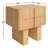 Toledo Nightstand in American White Oak