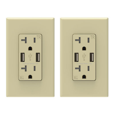 20 Tamper Resistant Duplex Outlet