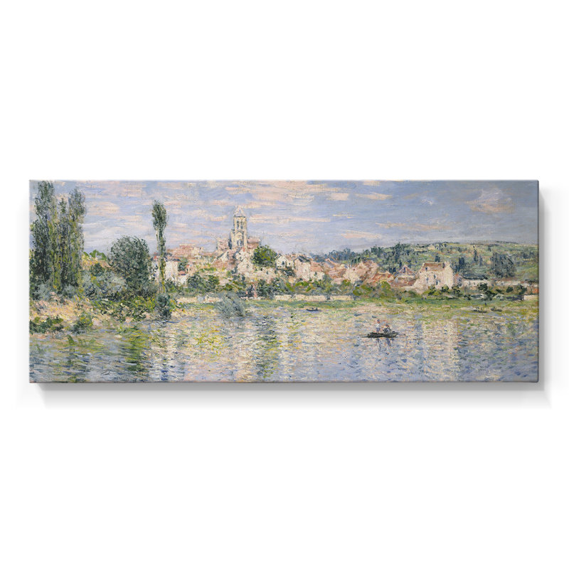 Série paysage - CCLVII - Toile tendue avec châssis - Prêt à accrocher, H 12 po x l 30 po