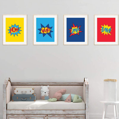 Winsett 4 - Piece Paper Print