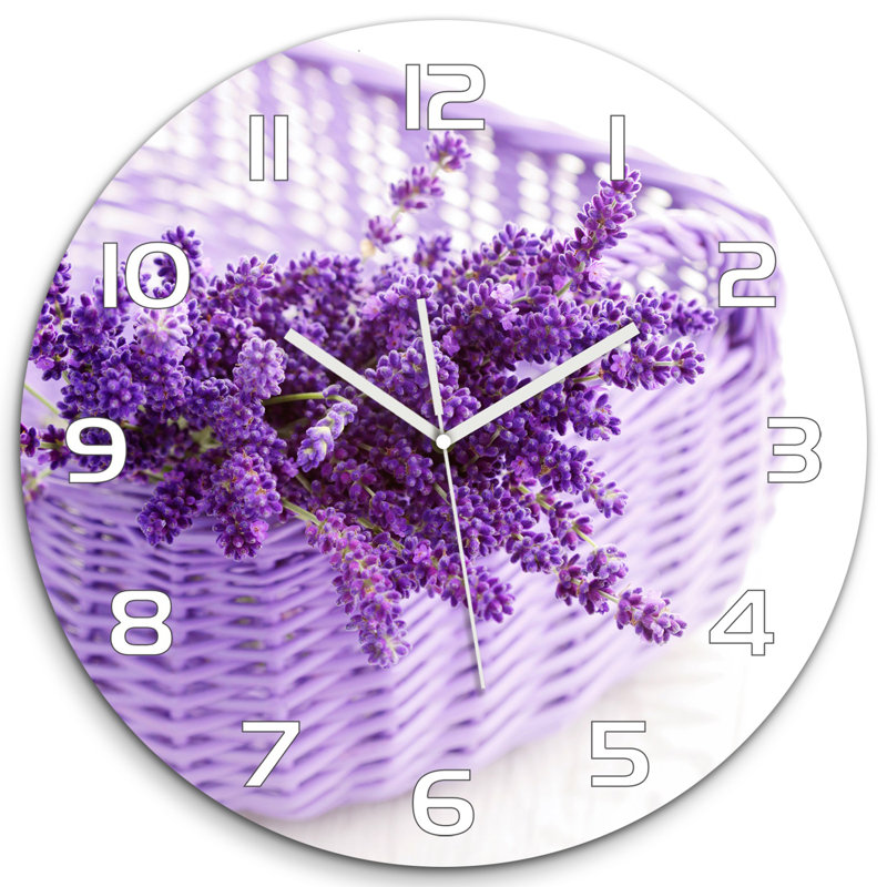 Jewelz Glass Wall Clock