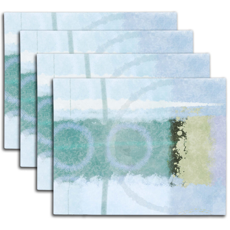 Polyester Abstract Rectangle Placemat