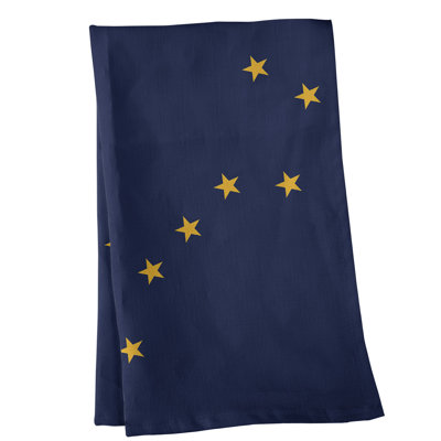 Serviette de thé en drapeau alaska