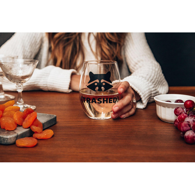 20oz. Stemless Wine Glass East Urban Home