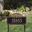 Sunburst 1-Line Lawn Address Sign-536220686-536220683