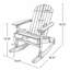 Chaise à bascule Malibu Adirondack