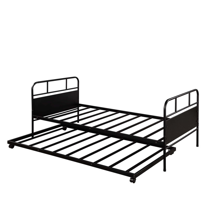 Latitude Run® Jamespatrick Metal Slat Bed & Reviews | Wayfair