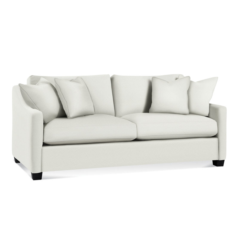 Oliver Sofa, Blue Buffalo Check; 0120-61, Black 