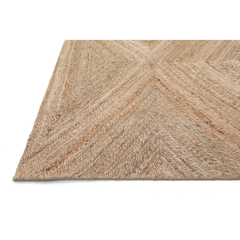Tapis naturel tressé à la main Bovin, Rectangle 5 pi x 8 pi