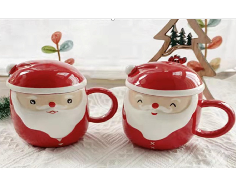 Ensemble de 2 tasses de père Noël