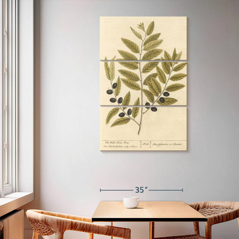 Keiri Olive Branch I, 65" H x 42" W