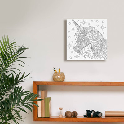 «Epic Graffiti», livre à colorier «Unicorn» par Epic Portfolio, art mural sur toile