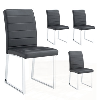 Heavy-Duty Chairs with Thick Cushions and Durable Iron Frame, Ideal for Home or Office Use, Classic Colors, Great Value
