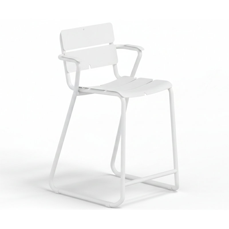 Tabouret Corail, Blanc