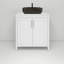 Meuble-lavabo simple 30 po avec lavabo moderne autoportant-620386554