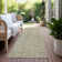 Washable Floral Indoor / Outdoor Rug