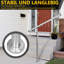 Stainless steel entrance railing, stair railing, angle adjustable handrail including accessories, indoor and outdoor wall handrail for garden stairs