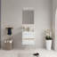 Meuble-lavabo mural avec lavabo et meuble de rangement flottant pour salle de bain-1424004248