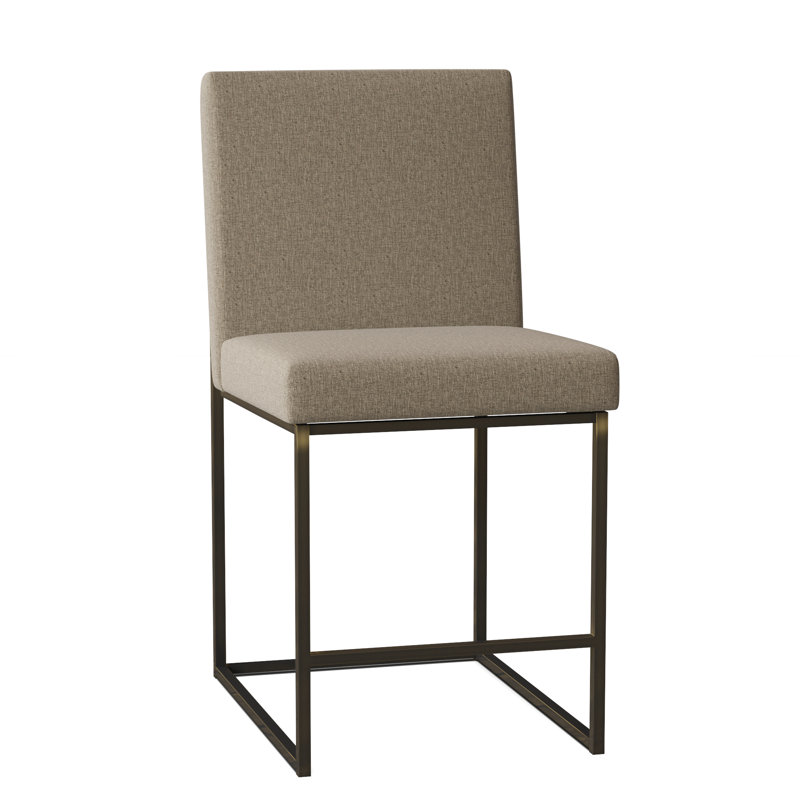 Tabouret de comptoir 26 po Ian, 100 % polyester lin 3155