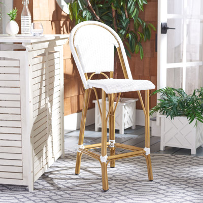 Elle Wicker Outdoor 30'' Bar Stool