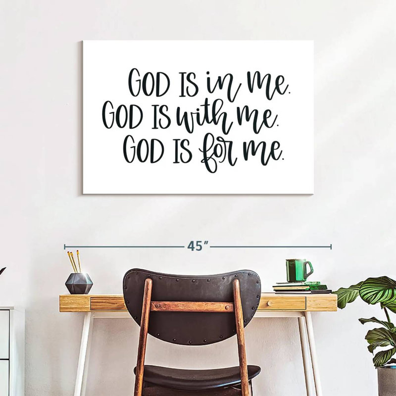 Tergel God Is, 26" H x 39" W
