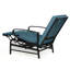 Chaise de patio inclinable avec coussins Baldewijn-296323861