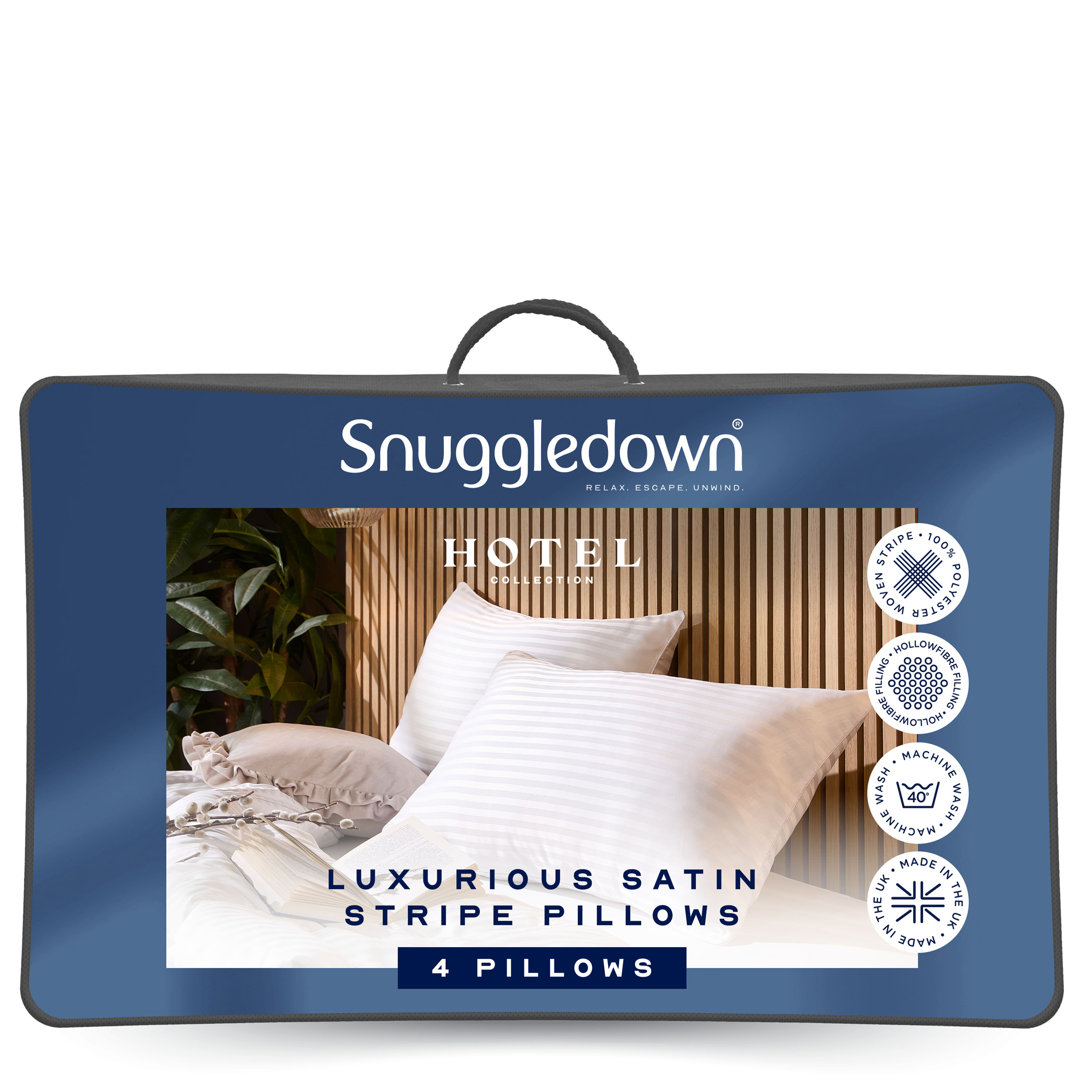 Snuggledown Luxuriously Hotel Soft & Cosy Medium Support Pillow