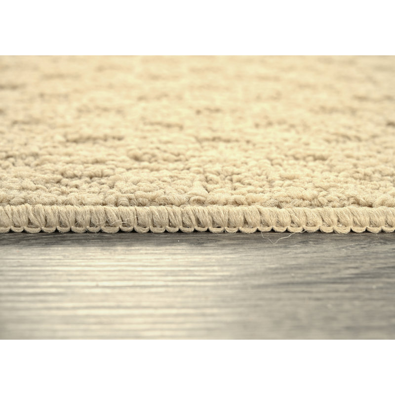 Ebern Designs Newson 2 ft. x 8 ft. Area Rug Tan, Runner 2' x 8'