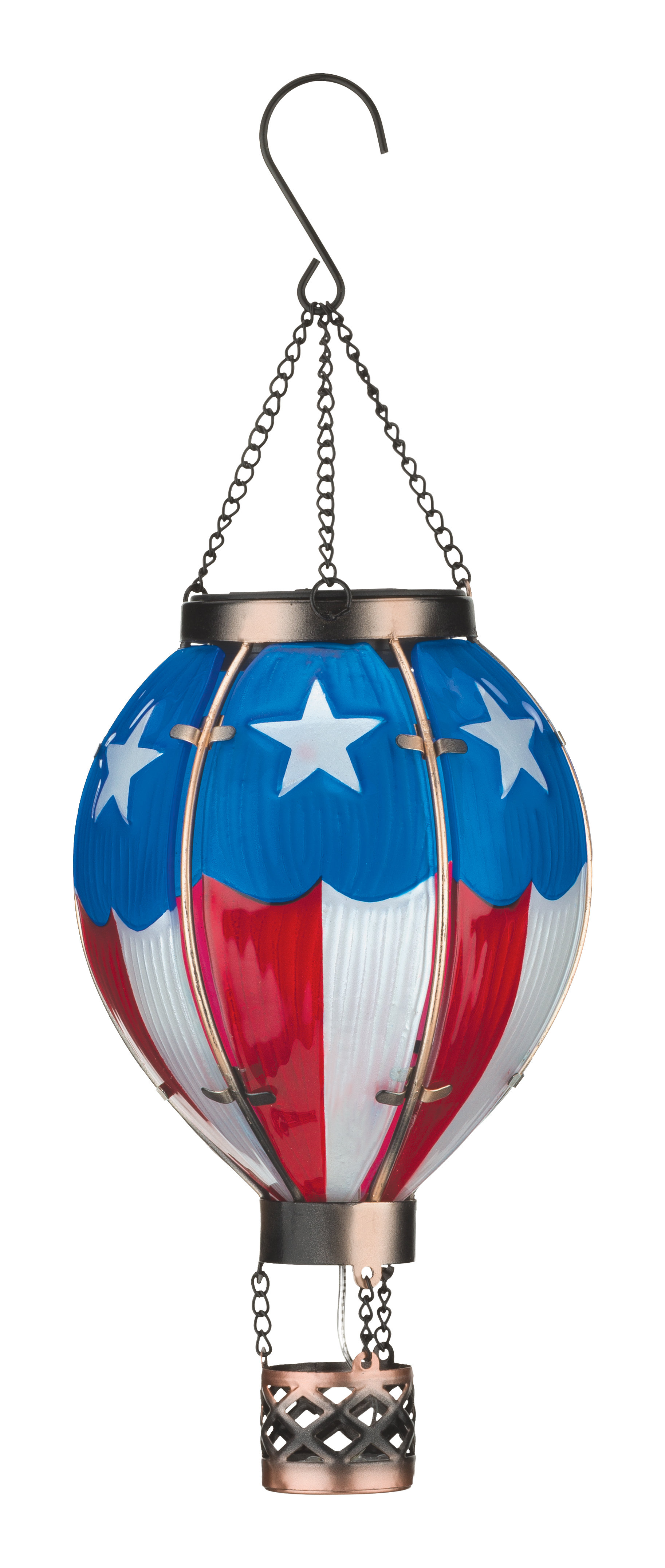 Hot Air Balloon Outdoor Hanging Solar LED Lantern