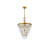 Beno 5 - Light Glass Dimmable Tiered Chandelier-90336727