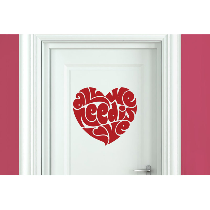 Wall Decal, Dark Red