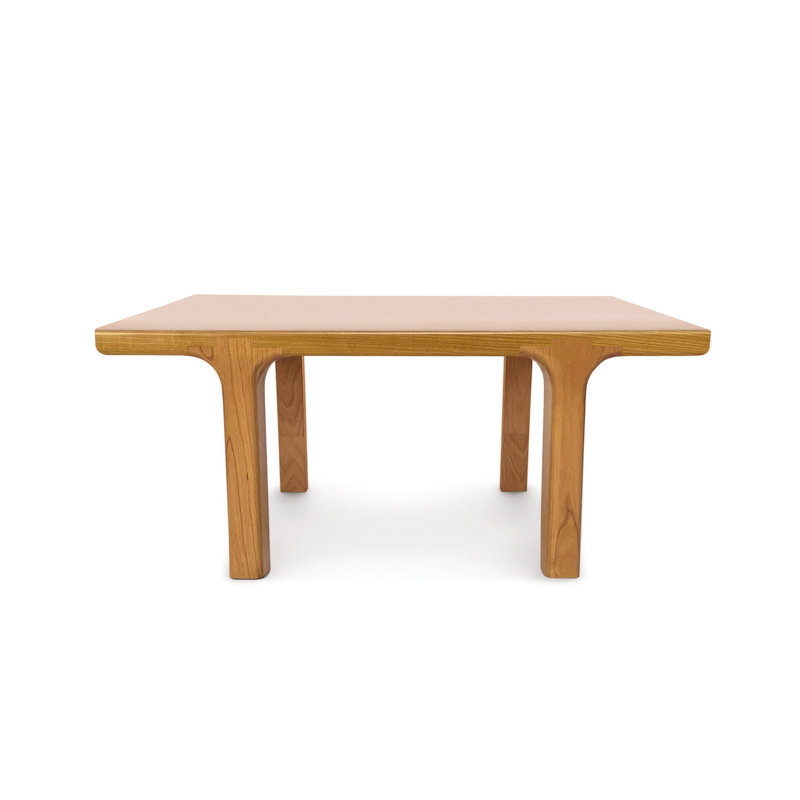 Sierra Solid Wood End Table, Natural Cherry, 24" D x 24" W x 14" H