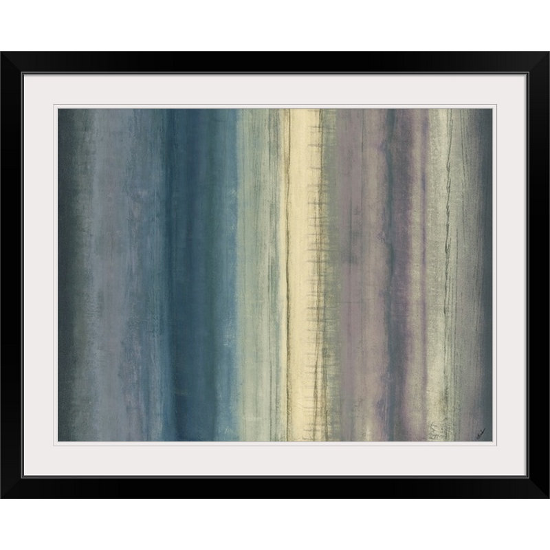 «Serene Waters» par Byars, reproduction d'art, H 20 po x l 24 po x p 1 po, Cadre noir